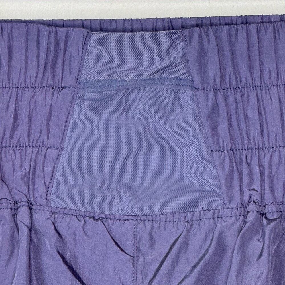 Free People Movement The Way Home High Waisted Metallic Purple Shorts - Women’s - Picture 5 of 9